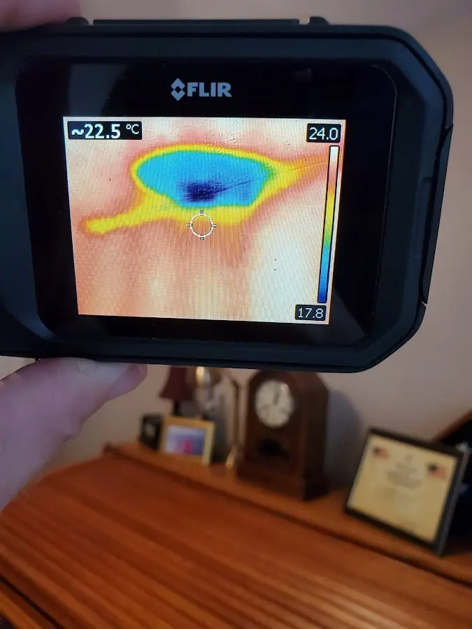 Thermal imaging inspection for water damage in Discovery Bay